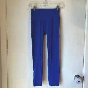 Lululemon bright blue leggings